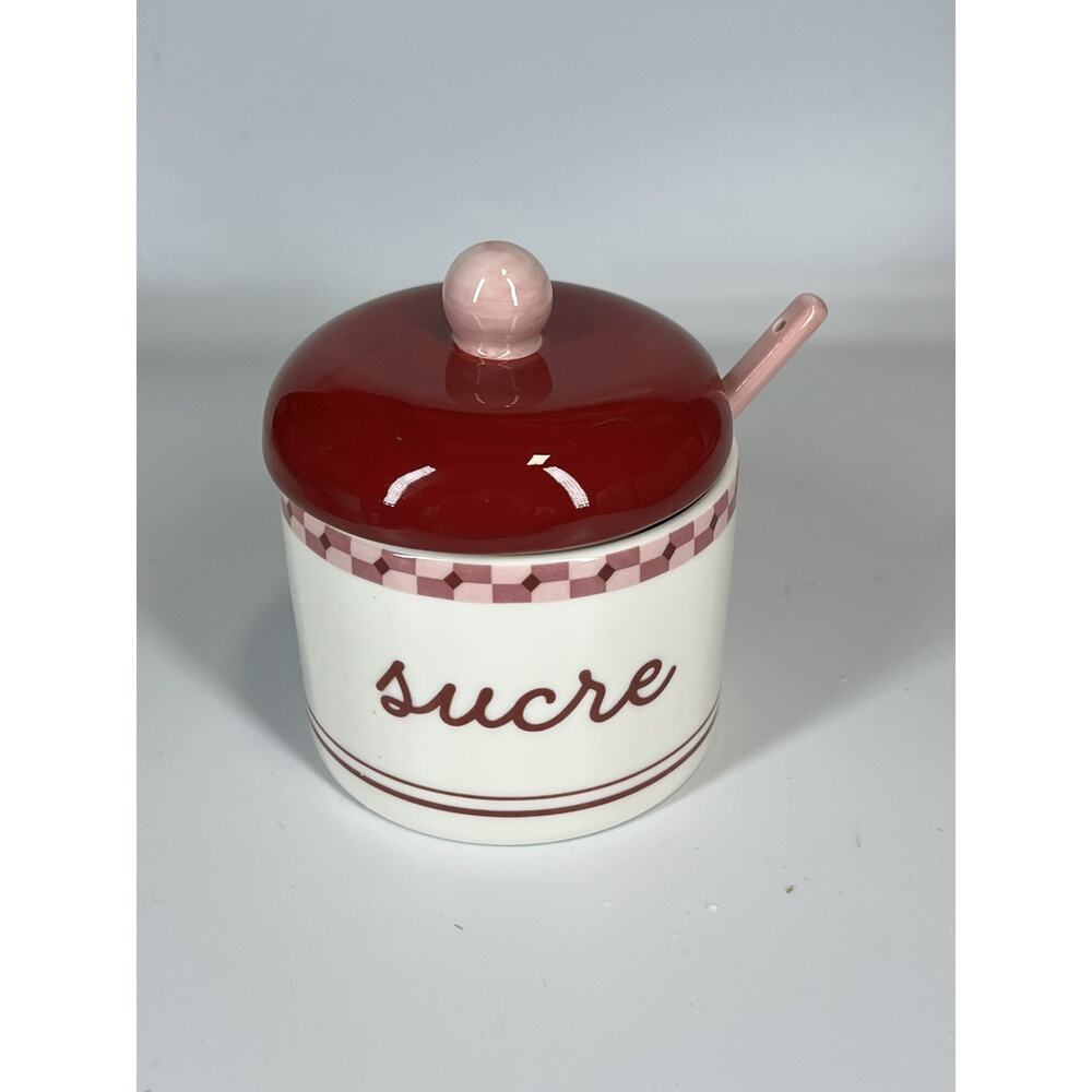 Anthropologie Café Violette Stoneware Sugar Dish NIB
